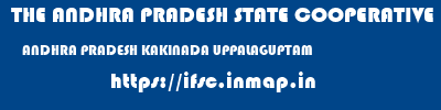 THE ANDHRA PRADESH STATE COOPERATIVE BANK LIMITED  ANDHRA PRADESH KAKINADA UPPALAGUPTAM   ifsc code